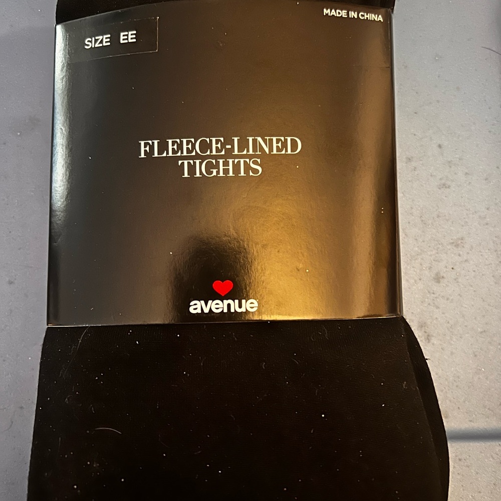 Avenue Black Cozy Tights